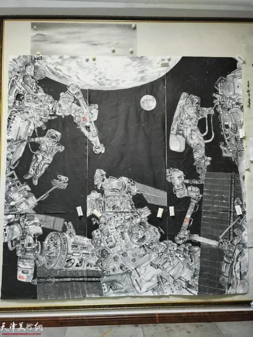 畫家梁健《逐夢(mèng)寰宇》創(chuàng)作完成，入選中國文聯(lián)青年文藝創(chuàng)作扶持計(jì)劃，推動(dòng)文化藝術(shù)交流